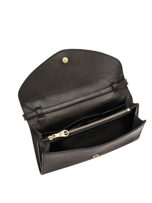 BigalloWomen's clutch bag in black leather Il BISONTE | BCL039PV0001BK159